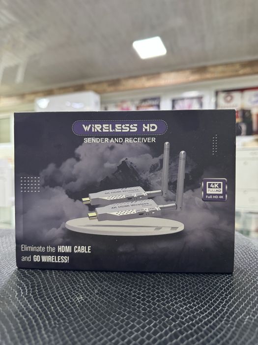 Беспроводной HDMI передатчик и приёмник 4K / Full HD