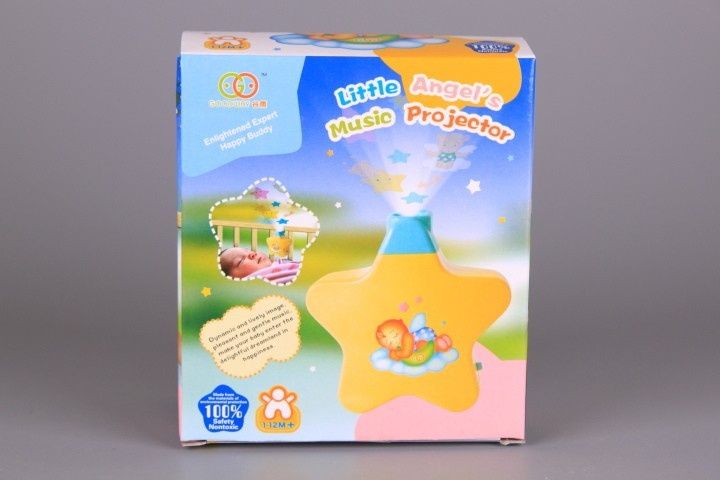 Светеща и музикална звездичка с възможност за поставяне на кошара