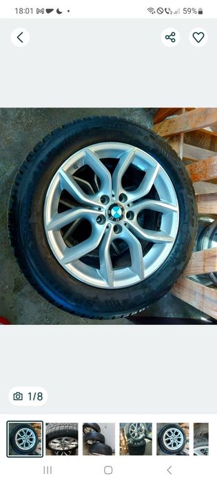 Jante BMW R18 originale cu Anvelope de iarna 245/50/R18