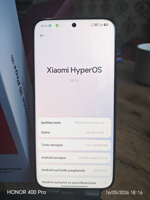 Xiaomi. Redmi Note 15 Pro+ 5G