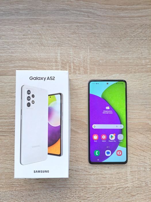 Samsung A52 6/128GB Memorie CA NOU! Folie pe ecran!