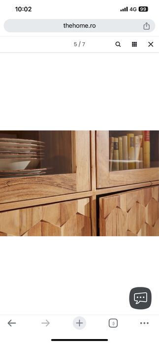 Bufet lemn salcam  Living Sufragerie - thehome.ro