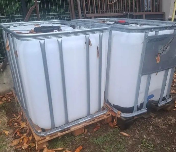 Butoi IBC 600 Litri,  alimentare, curate, folosite o singură dată.