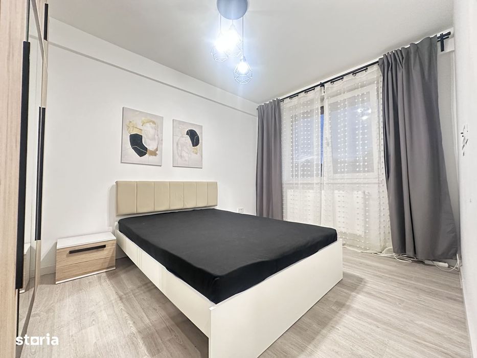 Etajul 2! Ap 2 Camere Complet Mobilat! Poze Reale! Bloc Nou! Iași!