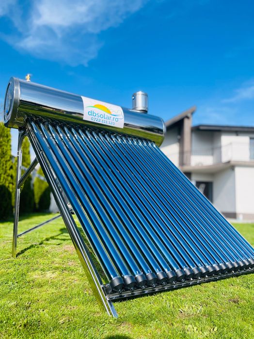 PANOUri Solare PRESURIZATe 200L Apa Calda INOX SOLAR Vidate NOU !