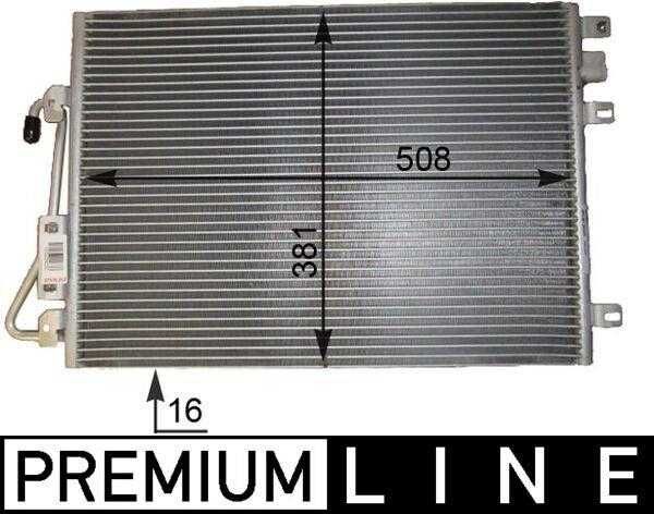 Radiator clima Dacia Logan 1 - 1.4 / 1.6 8V