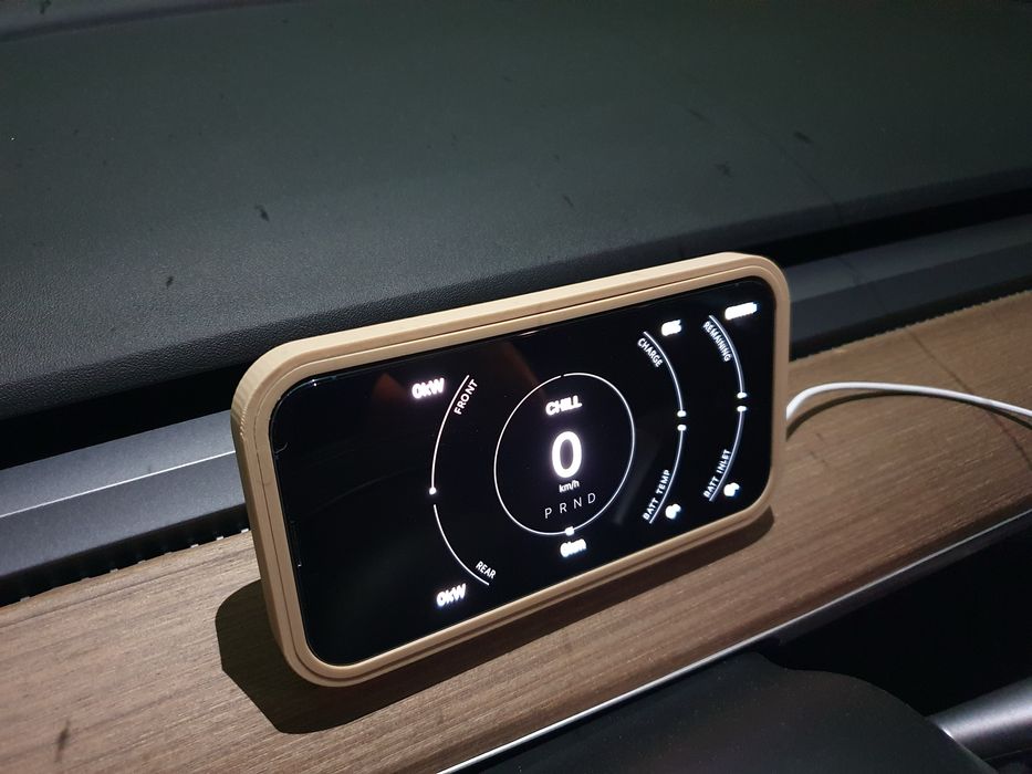 Suport iphones tesla model 3 si y prefacelift