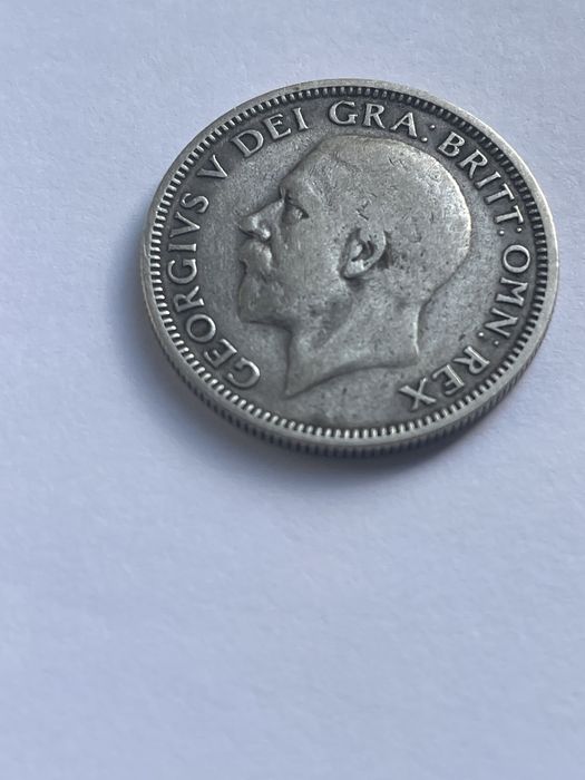 Moneda Argint Anglia Regatul Unit - 1 Shilling 1936 - George V