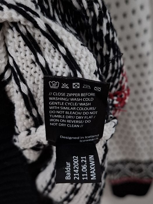 Pulover multicolor bărbați, ICEWEAR ISLAND, mărime S, 100% bumbac