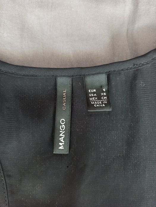 Черна парти рокля Mango