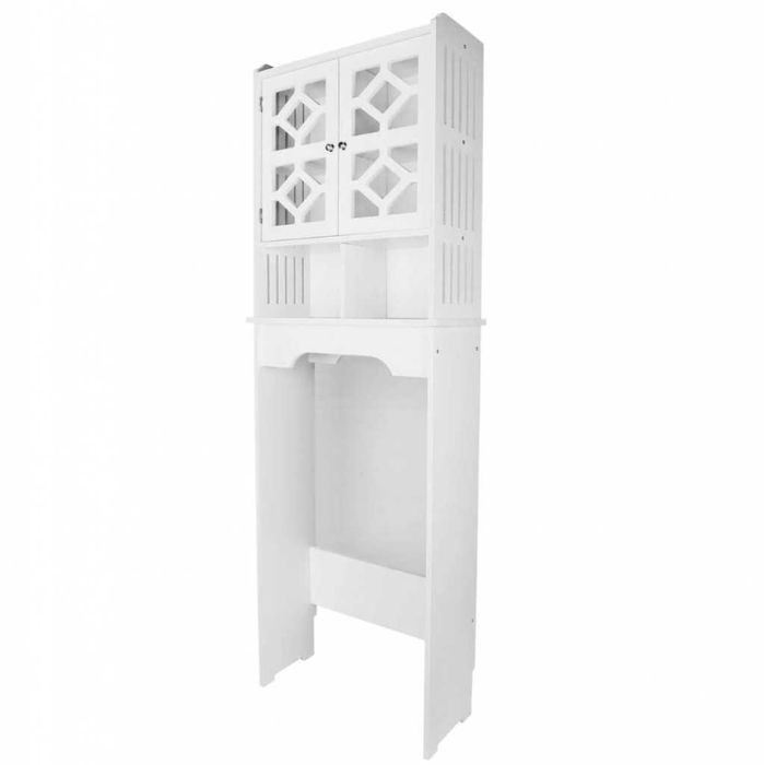 Стилен шкаф за баня над тоалетна