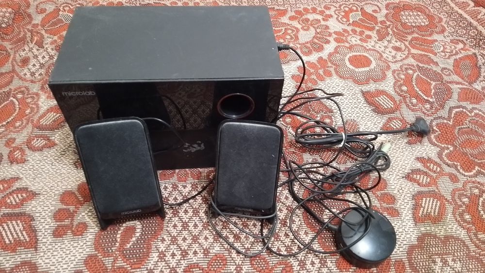 Колонки сабвуфер микролаб, microlab