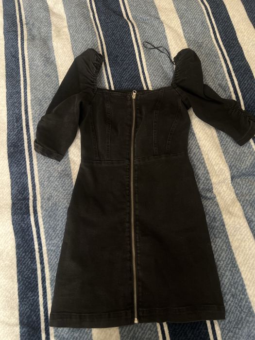 Джинсовое платье