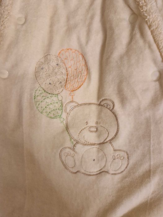 Salopeta îmblănita combinezon pentru copii 6-9  luni