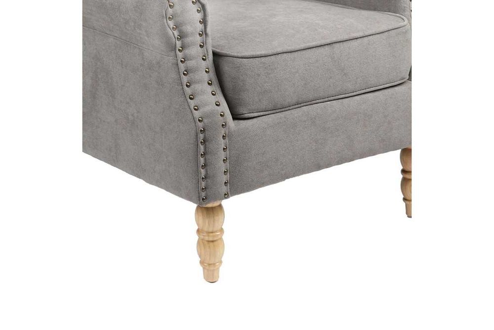 Удобно кресло Puzzle-home Piore, 3 цвята, Дървени крака, 77x80x106cm