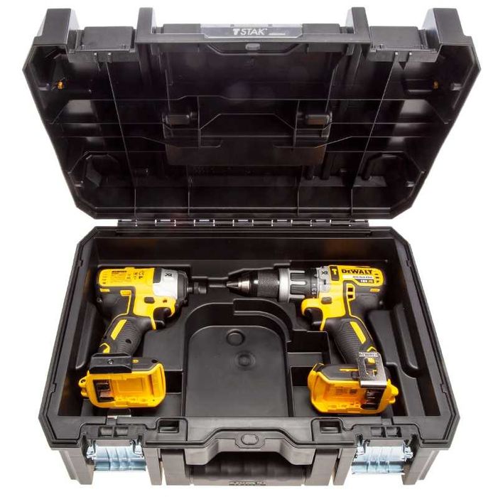 Акумулаторен Комплект DeWALT DCK266NT Винтоверт и Импакт с TSTAK Куфар