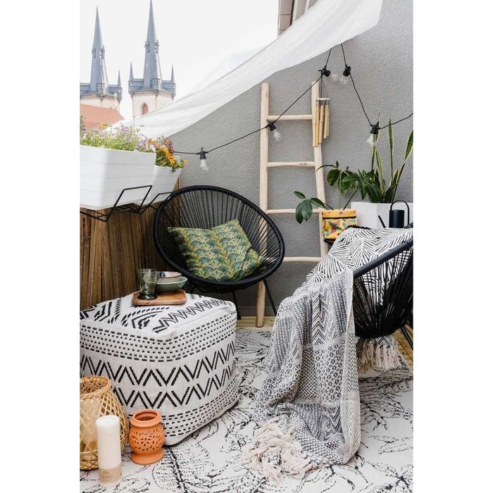 Scaun fotoliu negru design interior modern negru ikea luna