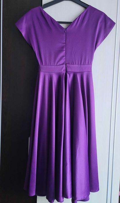 Rochie eleganta din tafta satinata violet pt. fete / domnisoare  mar.34 / XS    marca Pretty Girl