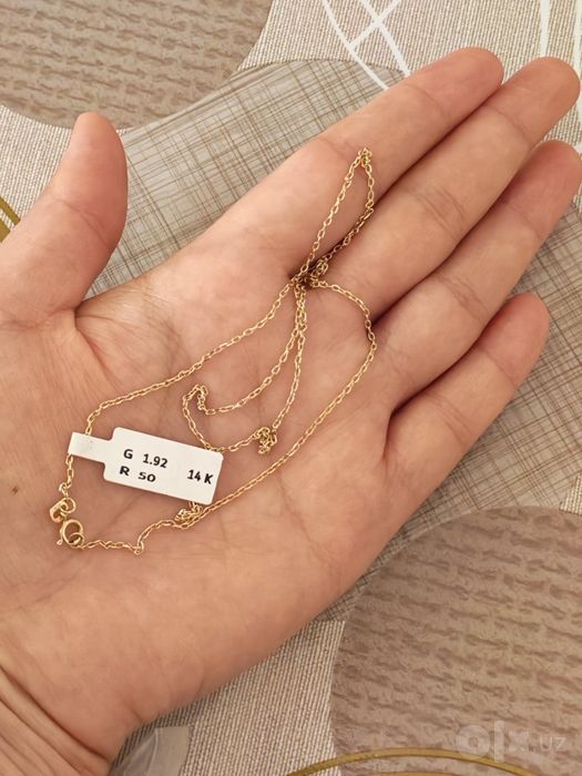 Тилла занжир сотилади Турция 585 проба 1,92 гр