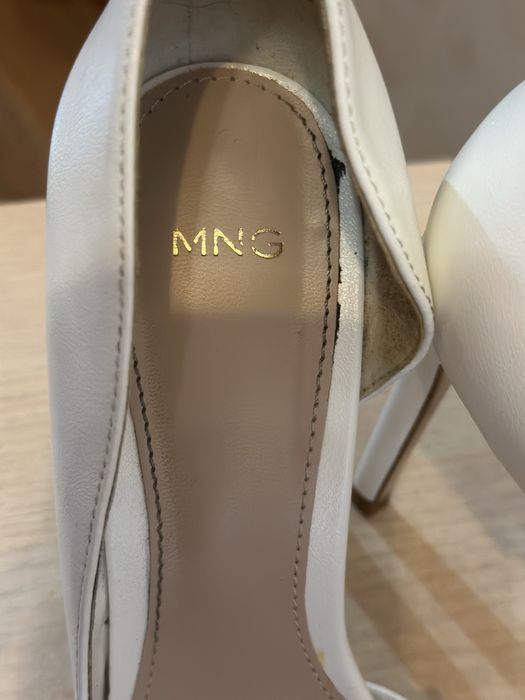 Туфли Mango Белые НА ШПИльке