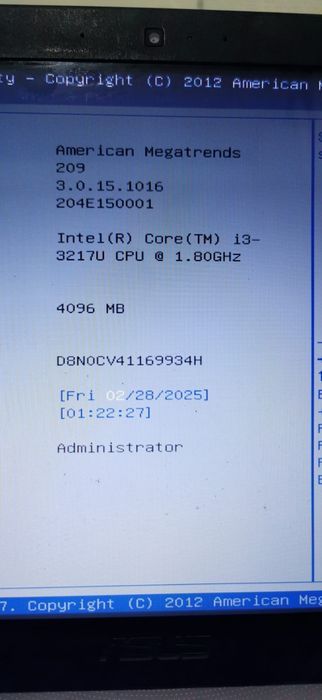 Ноутбук ASUS на продажу
