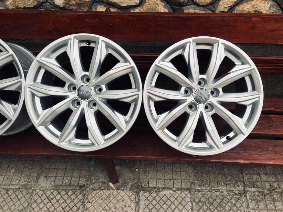 КАТО НОВИ!!! Джанти 17 5х112 Ауди Оригинални Djanti 17 5x112 Audi
