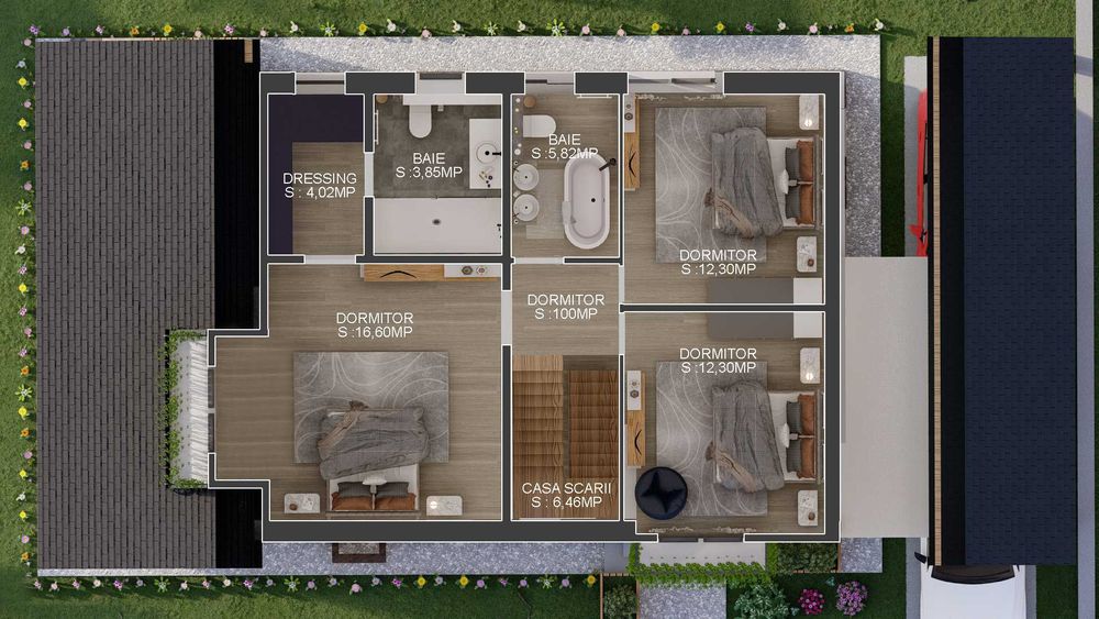 Casa de vanzare individuala Balotesti 5 camere