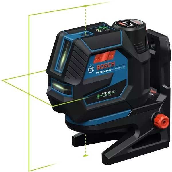 Лазерен нивелир линеен и точков BOSCH GCL 12V-50-22 CG