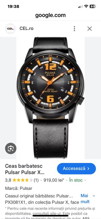 ceas pulsar solar  si xiaomi amazfit