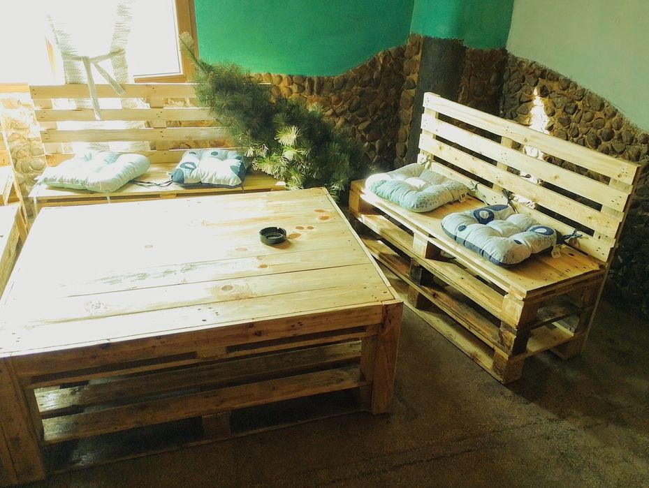 Правя  градински мебели от палета.