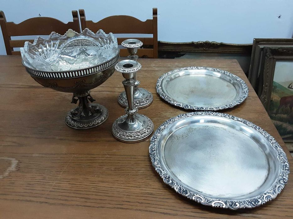Set de masa argintat - extrem de rar din 1913