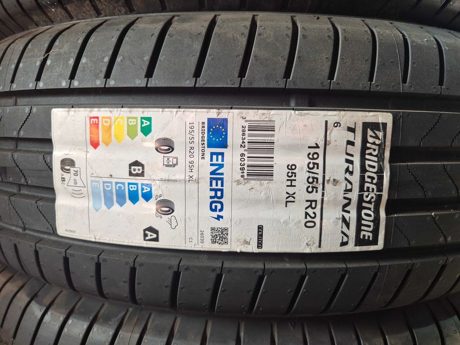 4 Anvelope de VARA - 195/55/20 - Bridgestone Turanza 6 - Renault SCENIC - NOU - DOT 2023 !