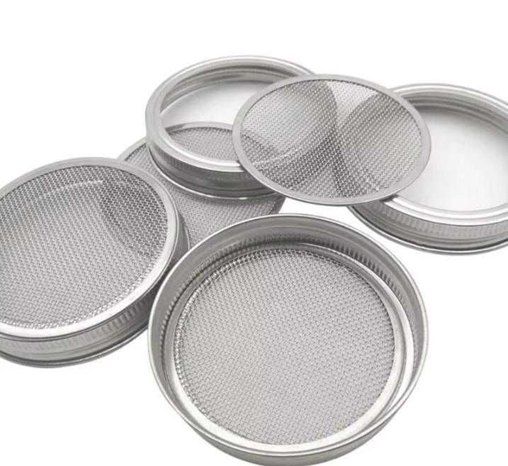 304 Неръждаема Цедка за Буркани Капачка за Покълване на Семена Кълнове