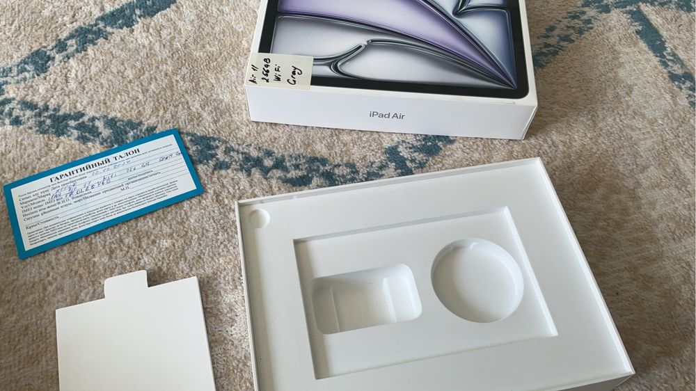 Ipad air 11 Год2024 8/256ГБ