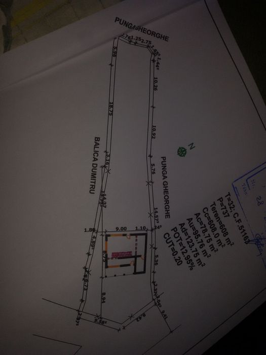 Loc casa 600 m 20000 mii