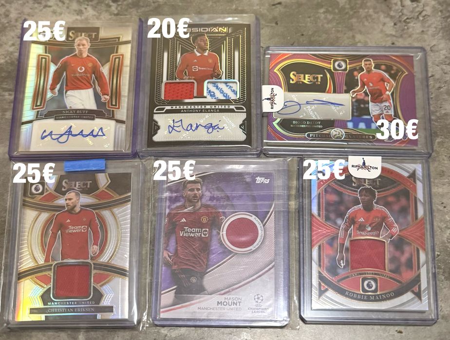 Футоблни карти с автографи auto Topps Panini