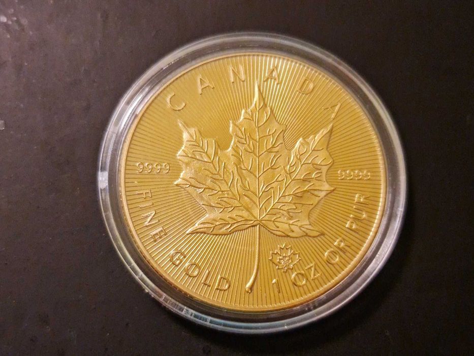 Монета "Канадски кленов лист" 2021