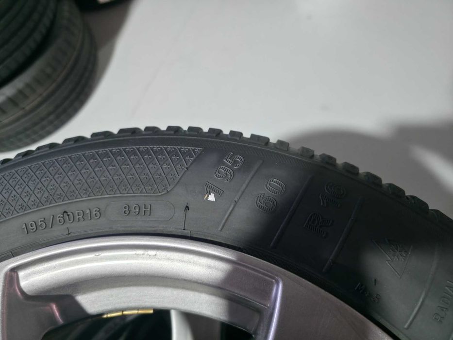 ROTI Jante + Anvelope M+S IARNA - 195/60/16 - 4x108 16'' - Dedicate Peugeot 2008 / Citroen / Opel Mokka / DS