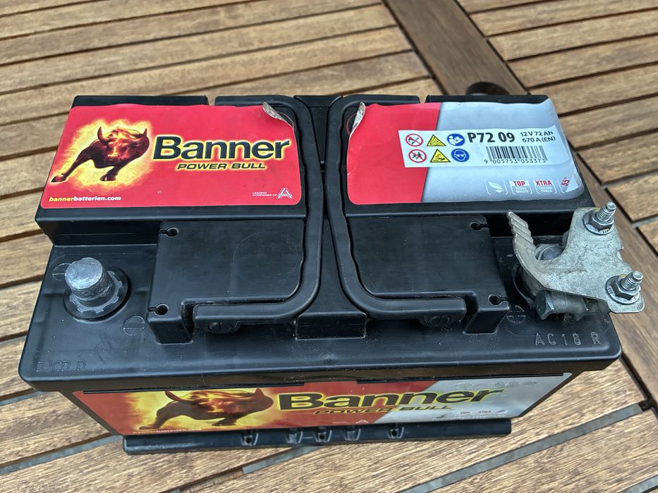BANNER 72 Ah /670 А,  12V, в гаранция