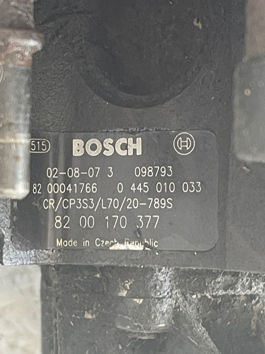 Pompa De Injectie/Inalta Renault Master Ii 2.5Dci 0445010033 / 820017