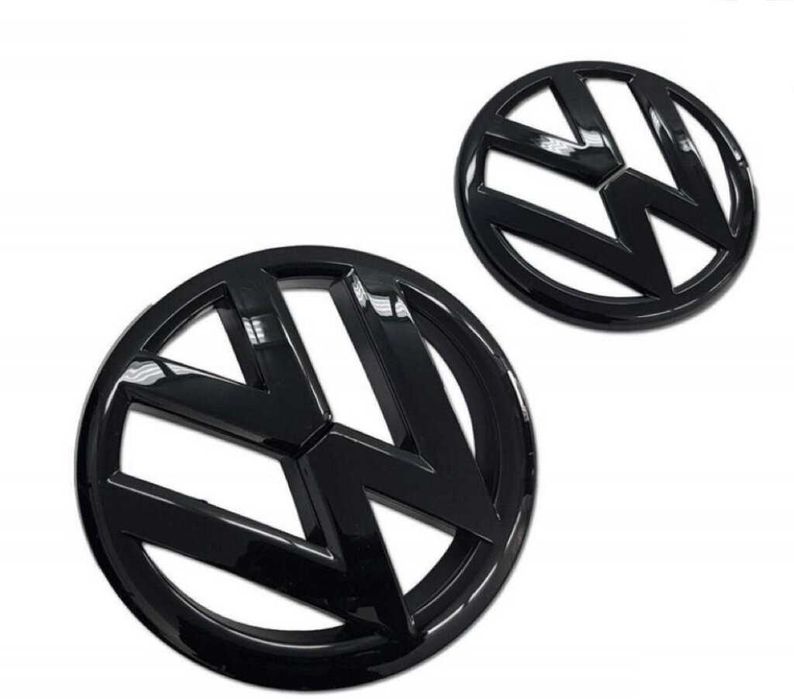 Set Embleme Fata Spate Negru Lucios Volkswagen Passat CC 2013-2018 LCI