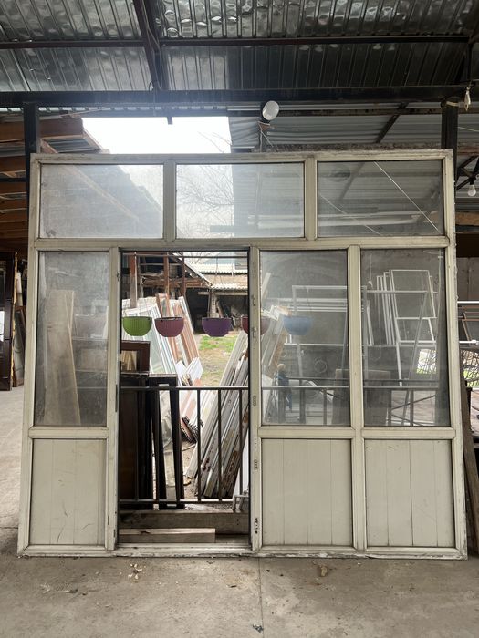 Б/У пластиковые окна,акфа терезелер;