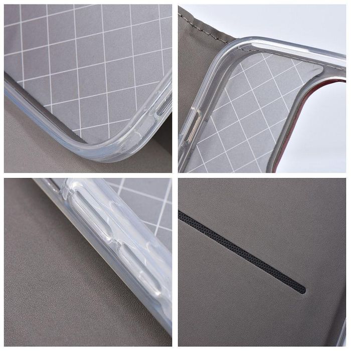 Тефтер smart magneto за samsung a55, бордо