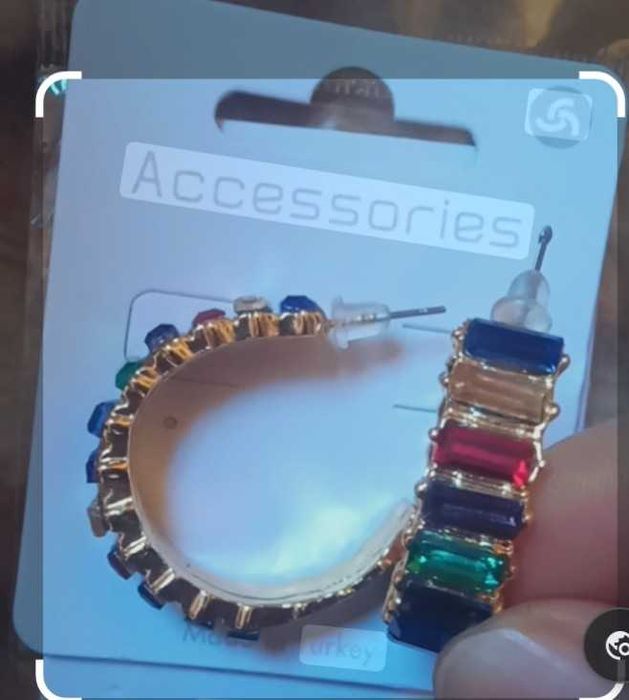 Турецкие серьги новые