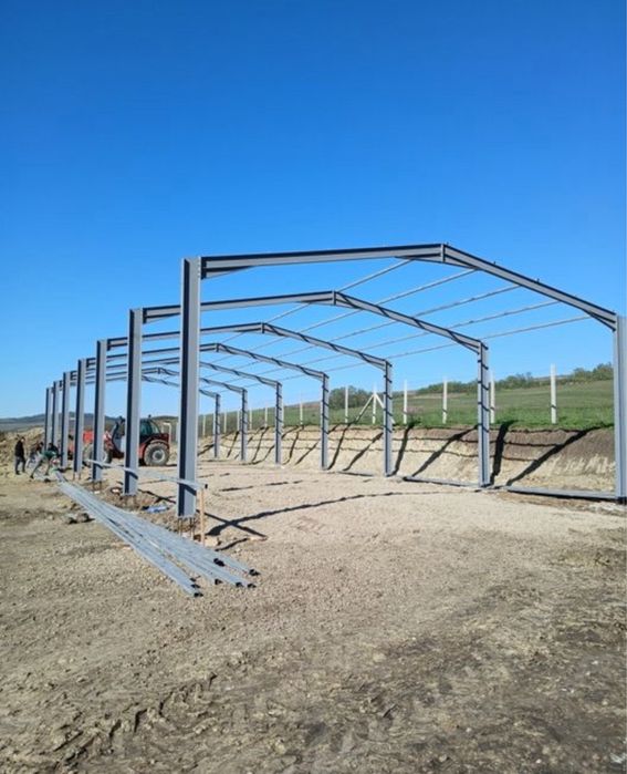 Schimb hala metalica cu auto