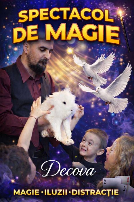 Petreceri copii Slatina spectacol de magie