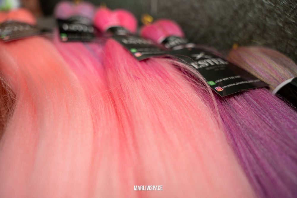 100% Канекалон за плитки , коса за плитки най-висок клас