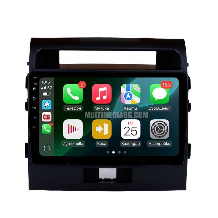 Toyota Land Criuser LC200 2008 - 2015 Мултимедия Навигация Android