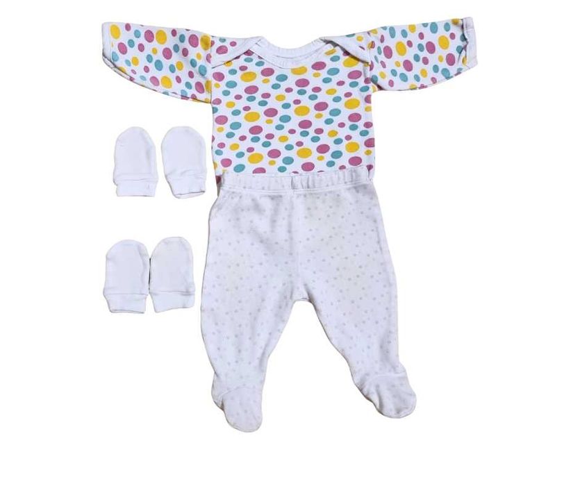 10 piese haine marimea 50 fata bebe nou-nascut BEBE 50-1