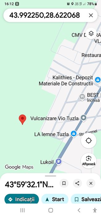 Teren  intravilan in rate Tuzla(Jud Constanta) 15min de Beach Please